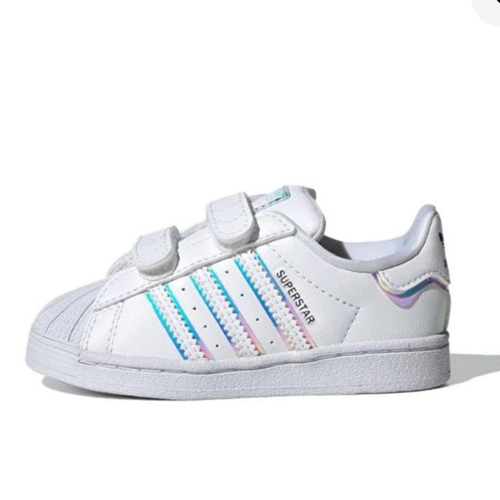 Adidas Superstar 'Iridescent' Kids Sneakers White GV8904